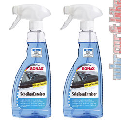 2x Sonax Scheibenenteiser Enteiserspray 500ml für klare und blendfreie Sicht