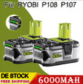 Für Ryobi 18V Akku 6.0AH 12Ah Akku One Plus Lithium RB18L40 P108 P104-Batterie