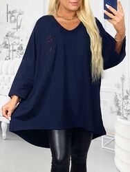 Damen  Bluse, Tunika,  Gr. 50/52, 54/56 ,Baumwolle, Neu mit Etikette