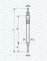 MAGNETI MARELLI Glühkerze 062900061304