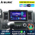 Android 14 Autoradio Carplay GPS Navi BT Für VW T5 Multivan Transporter 2010-15