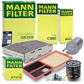 MANN-FILTER INSPEKTIONSPAKET FILTERSATZ B FÜR VW GOLF 5 1K 6 5K AJ 1.4