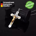 Jesus Anhänger Kreuz Gold Charm Zeitloses Design perfekt für Geschenke Unisex