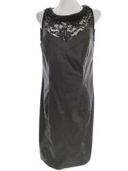 Star by Julienmacdonald  Größe 14 (42) Schwarz Midi Bleistift Kleid Ärmellos Spi