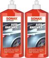 SONAX AutoHartWax 2x500 ml Hartwachs Carnauba Wachs Lackversiegelung Lack Schutz