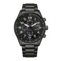 Citizen Herrenuhr Eco-Drive Solar Chronograph mit Gliederband Schwarz CA0775-79E