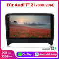 Autoradio Android 12 Für Audi TT MK2 8J 2006-2014 GPS Navigation DAB DSP Carplay