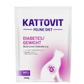 Kattovit Feline Diet Diabetes/Gewicht | 1250g Alleinfutter für Katzen