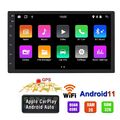 7 Zoll Android 10 4Kern Autoradio 2 DIN mit DAB+Carplay GPS NAVI WiFi 4G 32GB FM