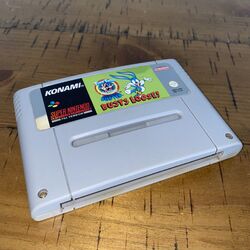 TINY TOON ADVENTURES BUSTER BUSTS LOOSE PAL SNES SUPER NINTENDO KARTON NUR GETESTET