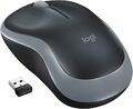 Logitech M185 Grau 1000 DPI Optical Tracking Beidhändige Maus