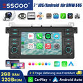 Carplay Autoradio 32G Android 13 KAMERA FM GPS Für BMW 3er E46 M3 Rover 75 MG ZT