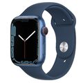 Apple Watch Series 7 45mm Cellular Aluminiumgehäuse blau Gut – Refurbished