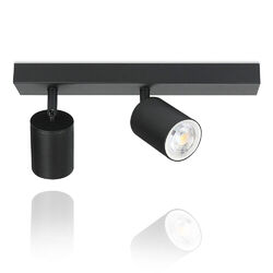 Spotleuchte schwenkbar Schwarz Weiß Deckenlampe Wandleuchte GU10 LED