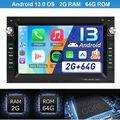 64G Android 13 Autoradio GPS Navi BT Für VW Polo 9N Golf Jetta MK4 Passat B5 T5