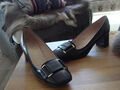 Feminine Pumps Zierschnalle hochwertiges Leder Neu ungetragen Gr.36 -KP. 149,-