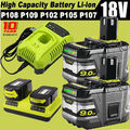 18V 9,0Ah 6,0Ah Akku für RYOBI One Plus Lithium RB18L50 P108 P104 P107 Batterie