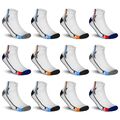 12er Pack Herren Sneaker Socken Sport Freizeit Baumwolle Sneaker Damen Füßlinge