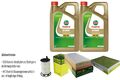 INSPEKTIONSKIT FILTER CASTROL 10L ÖL 5W30 für Audi Q7 4L 4.2 FSI quattro