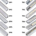 LED Aluprofil Aluminium Profile 2m 1m Alu Schiene LED Leiste für LED-Streifen 
