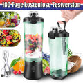 1500W Entsafter Standmixer Smoothie Maker Mixer 600ml Blender Milchshaker 2 IN 1