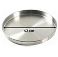 Aluminium Backblech Baklava Borek Pizza Firin Yuvarlak Tepsi Rund Backform Ø42cm