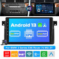 DAB+ Autoradio 6+128GB Für BMW 3er E46 318 M3 75 MGZT Android 13 Carplay 4G Cam