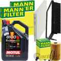 MANN INSPEKTIONSPAKET+MOTUL 5W-30 MOTORÖL passend für HYUNDAI ix20 JC KIA CRDi