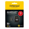 Intenso Micro SDHC 16GB professional Karte UHS-I 16 GB MicroSDHC 90 MB/s Class10