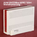 Wandhalterung Fritzbox / AVM FRITZ!Box 6590 / 6591 / 6690 Cable - 2 Wandhaken