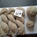 Wolle zum Stricken Schurwolle 400 g Frankenwolle Naturfarben