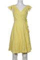 ZARA Kleid Damen Dress Damenkleid Gr. S Leinen Baumwolle Gelb #xzp6l0m