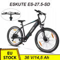 ESKUTE 27,5 Zoll Elektrofahrrad 14,5AH E-Bike 250W Bafang Motor Cityräder+ APP