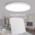 LED Deckenlampe Panel Deckenleuchte Schlafzimmer Bad Wohnzimmer IP44 Flur lampe