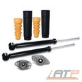 2x STOßDÄMPFER +DOMLAGER +PROTECTION-KIT HINTEN FÜR AUDI A1 8X VW FOX POLO 9N 6R