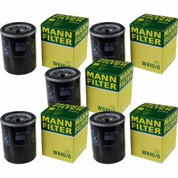 5x MANN-FILTER Ölfilter Oelfilter W 610/6 Oil Filter