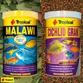 (€ 14,20 / L) Tropical Malawi Flakes + Tropical Cichlid Gran je 1000ml (je 1L)