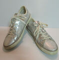 s.OLIVER ° chice Sneakers Gr. 41 silber Glitzer Damen Mode Schuhe Halbschuhe