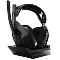 ASTRO Gaming A50 + Base Station Kopfhörer Kabellos Kopfband Schwarz, Silber