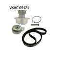 1x Wasserpumpe + Zahnriemensatz SKF VKMC 05121 passend für OPEL VAUXHALL