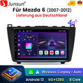 Für Mazda6 2007-2012 Android 13 Autoradio GPS Navi Carplay SWC DSP DAB 4G 6+128G