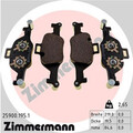 ZIMMERMANN Bremsbelagsatz Scheibenbremse 25900.195.1 für BMW 5er G30 F90 7er G11