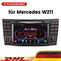 4+64G Android 13 Autoradio GPS CarPlay DAB+ Navi Mercedes E/CLS Klasse W211 W219