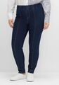 Sheego Damen Jeggings Jeans Stretch Skinny Dehnbund dark blue denim NEU