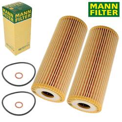 2X MANN FILTER HU 727/1 X ÖLFILTER FÜR MERCEDES-BENZ C124 W124 S124 W202 VW