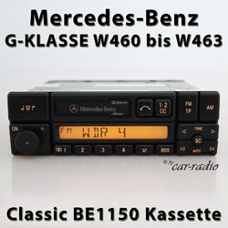 Original Mercedes Classic BE1150 Becker Radio W460 bis W463 G-Klasse Autoradio