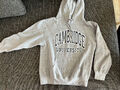 Cambridge University Hoodie Vintage Größe S Grau mit Schriftzug