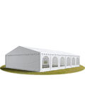 8x12 m PVC Partyzelt Gartenzelt Pavillon Festzelt Bierzelt weiß feuersicher