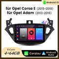 9" Android 13 Autoradio Carplay GPS Nav WIFI DAB+ 4+64G Für Opel Corsa E / Adam