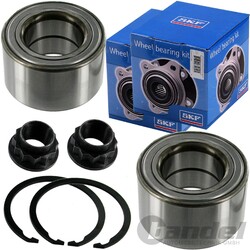 2x SKF RADLAGER-SATZ VORNE / HINTEN passend für FORD ECOSPORT FIESTA VI